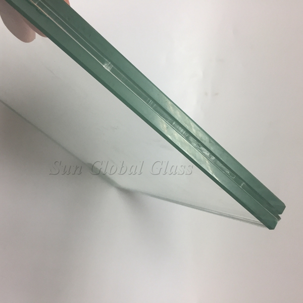 10mm+10mm SGP tempered laminated glass,21.52 SGP toughened laminated glass,22.28mm hurricane proof safety glass