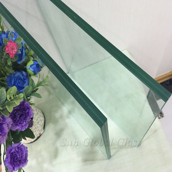 13.52 mm clear heat strengthened laminated glass China factory, custom shape & size 13.52 mm Clear tempered sandwich glass manufacturer