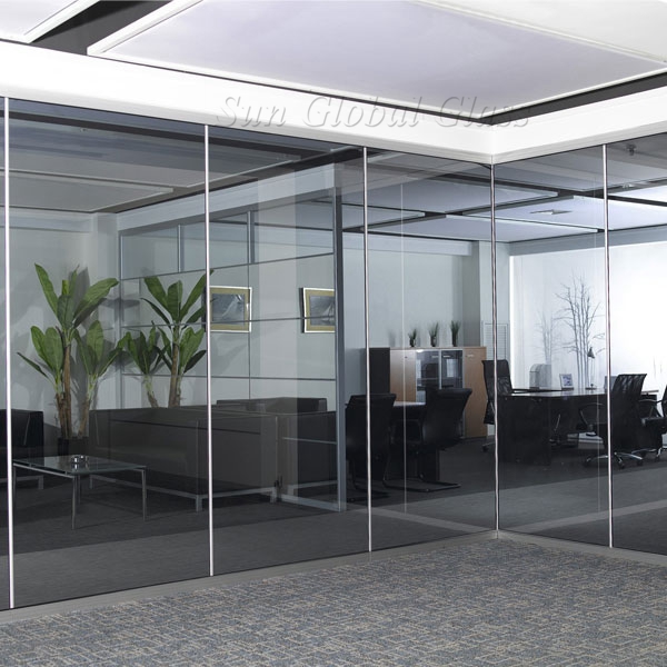19mm toughened safety glass partition,19mm tempered ESG glass partition,19mm interior tempered glass partition wall