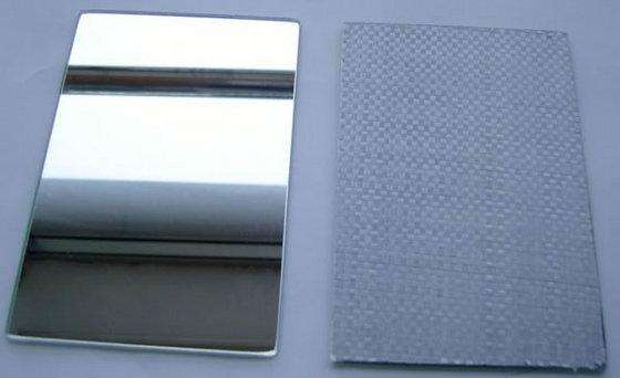 3mm CAT-II Woven fabric film safety mirror,3mm CAT-II glass and  mirror in China,3mm waterproof safety  mirror
