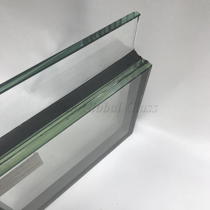 42.52mm Low E Laminated Double Glazing Glass, 42.52mm  Low E Laminated Insulating Glass, 17.52mm Half Tempered Low E Laminated Glass+15A+10mm HST Clear Tempered Glass