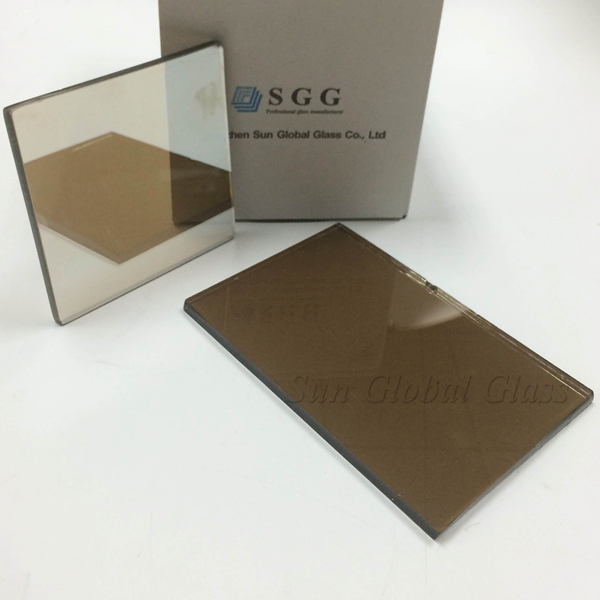 4mm Euro Bronze reflective glass,4mm Bronze reflective glass,4mm energy saving glass