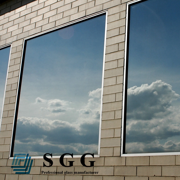 4mm light blue reflective glass window,4mm blue reflective glass window,4mm energy saving glass window
