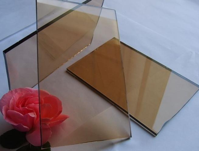 6mm Euro Bronze reflective glass ,Energy Saving reflective glass, 6mm Euro Bronze hard coating glass