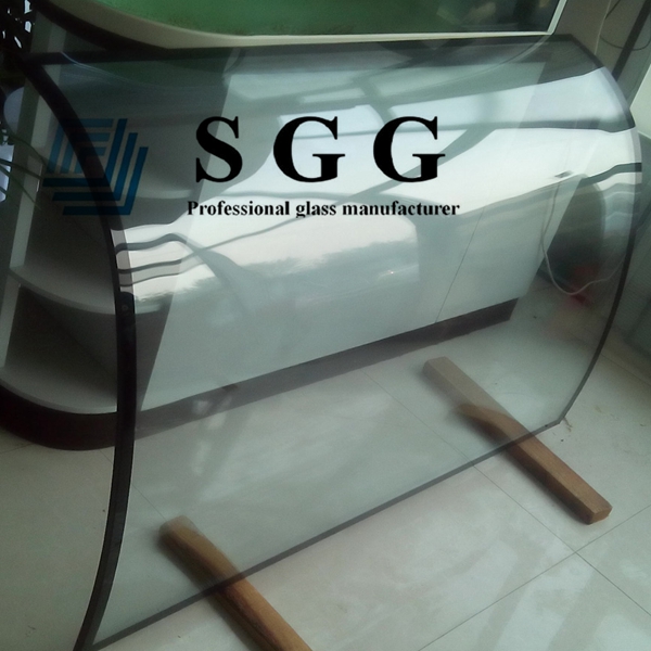 8mm+15A+8mm curved insulated glass, 15A spacer bent insulating   glass, 8mm+8mm curved double glazing