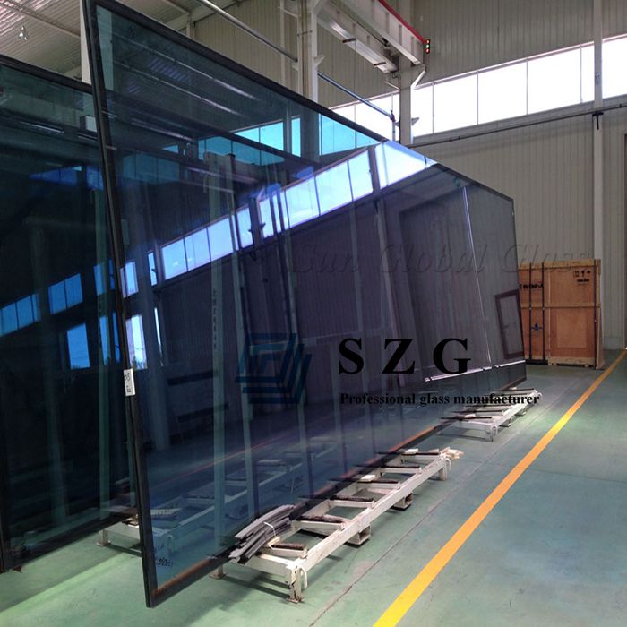 Custom Shape 27mm insulated glass, 27mm energy saving toughened insulated glass, 6mm+14a+6mm double glazing glass