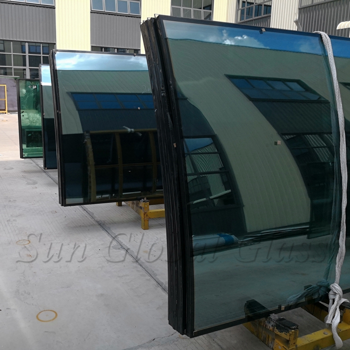 Jumbo размер 24 мм HST изогнутое стекло с двойным остеклением, 6 мм + 12 мм проставка + 6 мм Теплоизолированное изогнутое изолированное стекло, 6 мм + 6 мм изогнутое HS IGU производитель