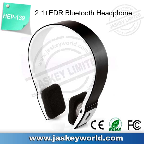HEP-139カスタムメイドヘッドフォン最高のノイズキャンセルマイクヘッドセットホワイトブルートゥースヘッドフォンファクトリー