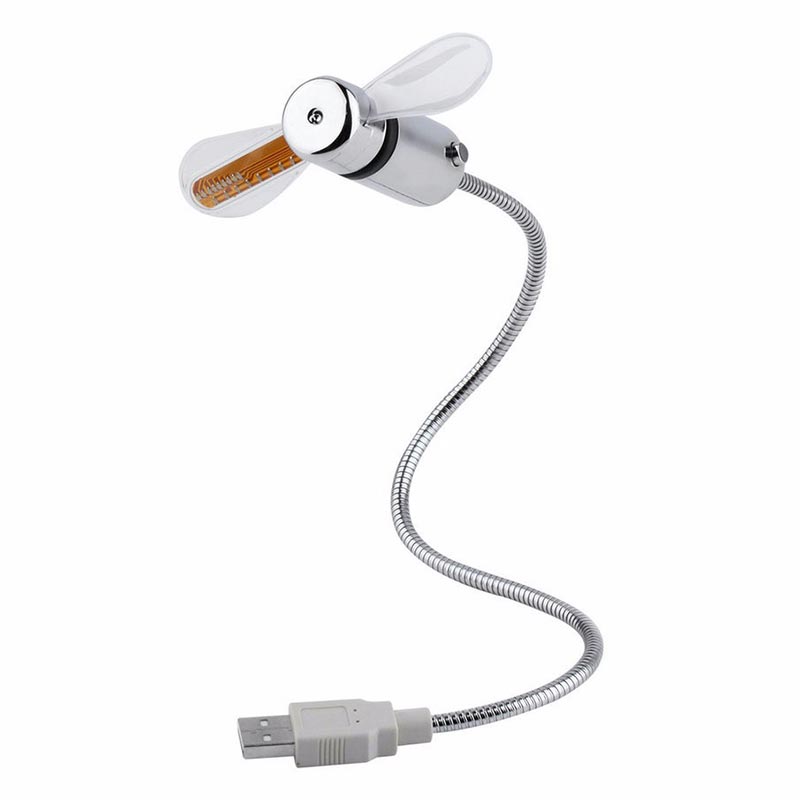 USB -Uhr -Lüfter mit LED -Licht EG0030