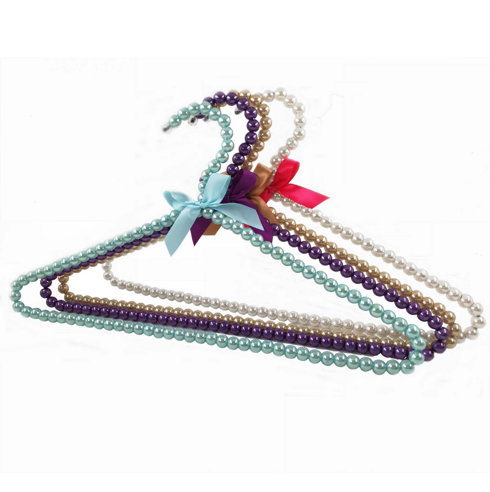 Beautiful colorful customized elegant pearl hanger with bownote