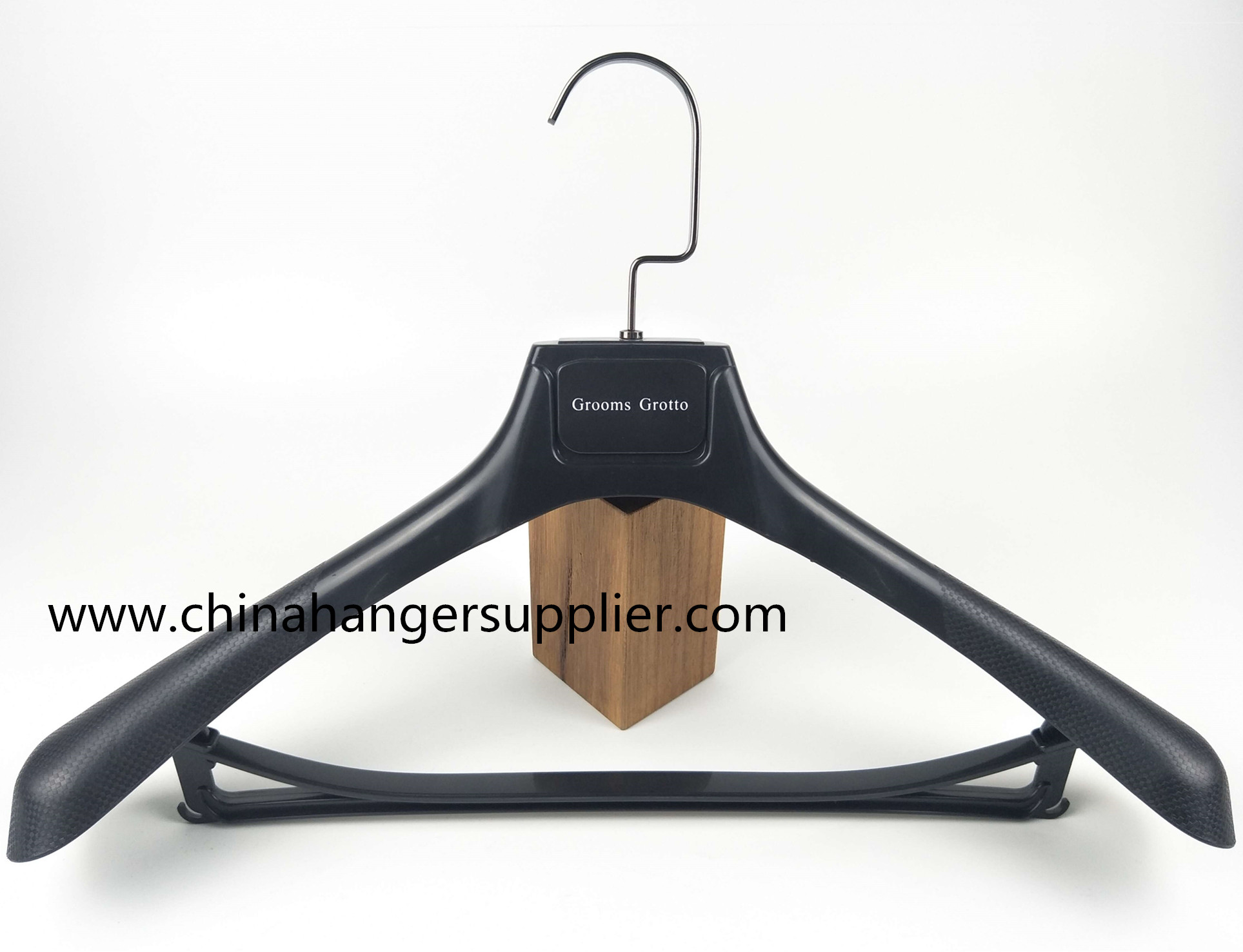 Cost effective China hanger factory plastic suit hanger[PTW 021]