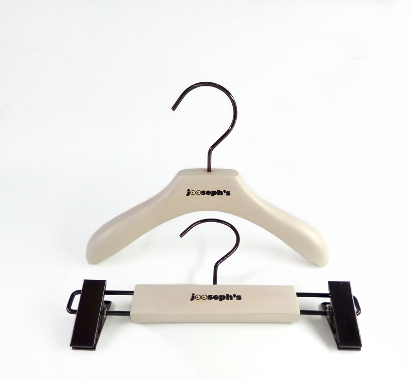 High quality kids clothes hanger customized children wooden hanger for brand