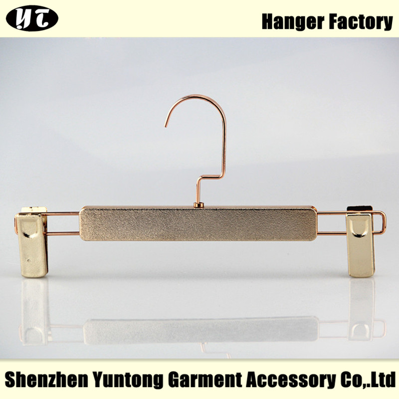 PBE-002 shiny rose golden electronic plated pant hanger