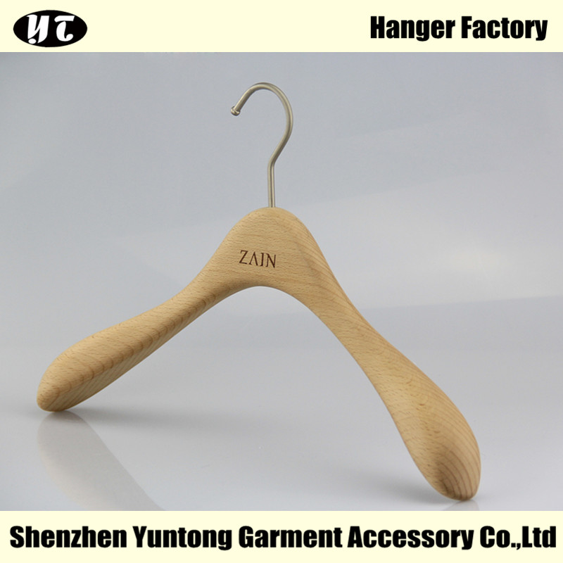 ワーク-002 ブナ木製コート ハンガー中国ハンガー サプライヤー