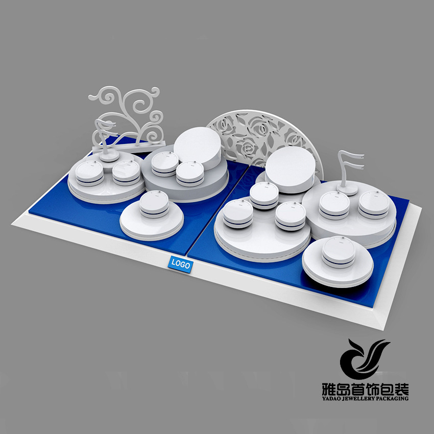 2015 neueste Entwurf Acryl Gravur Schmuck Display Requisiten, Acrylgegen Schmuck-Display, Acryl Schmuck Aussteller stehen Großhandel in China