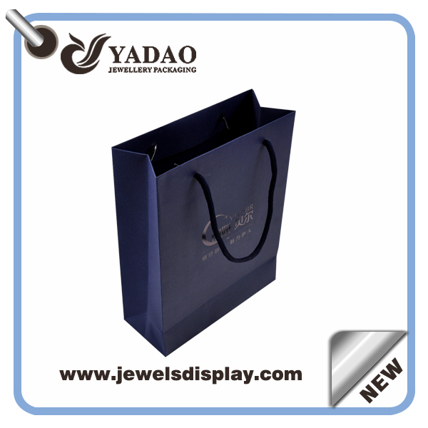 2015 sacchetto di carta di riciclo a buon mercato, il sacchetto di carta regalo personalizzata di lusso, fabbrica di sacchetto di carta marrone