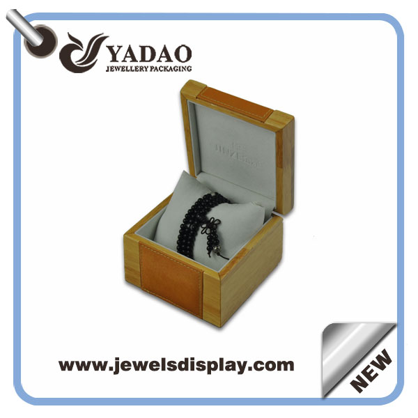 2015 logo vente personnalisé chaude boîte à bijoux imprimés de haute qualité laqué boîte d'emballage en bois pour boîtes à bijoux approvisionnement en usine directement