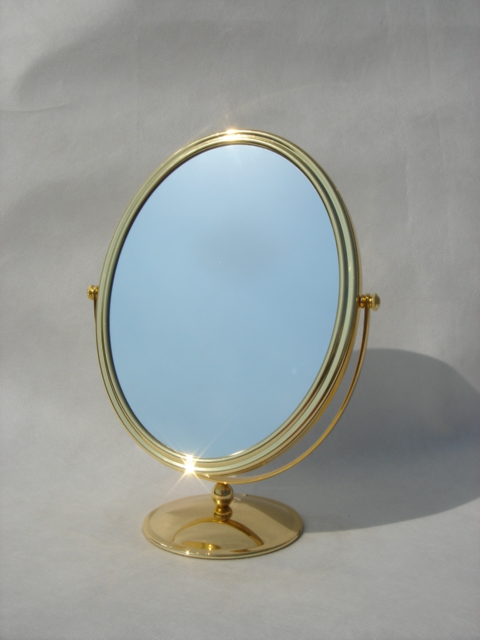 2015 nuovo design dello specchio cabinet gioielli specchio di alluminio di forma ovale per telaio specchio per il trucco made in China