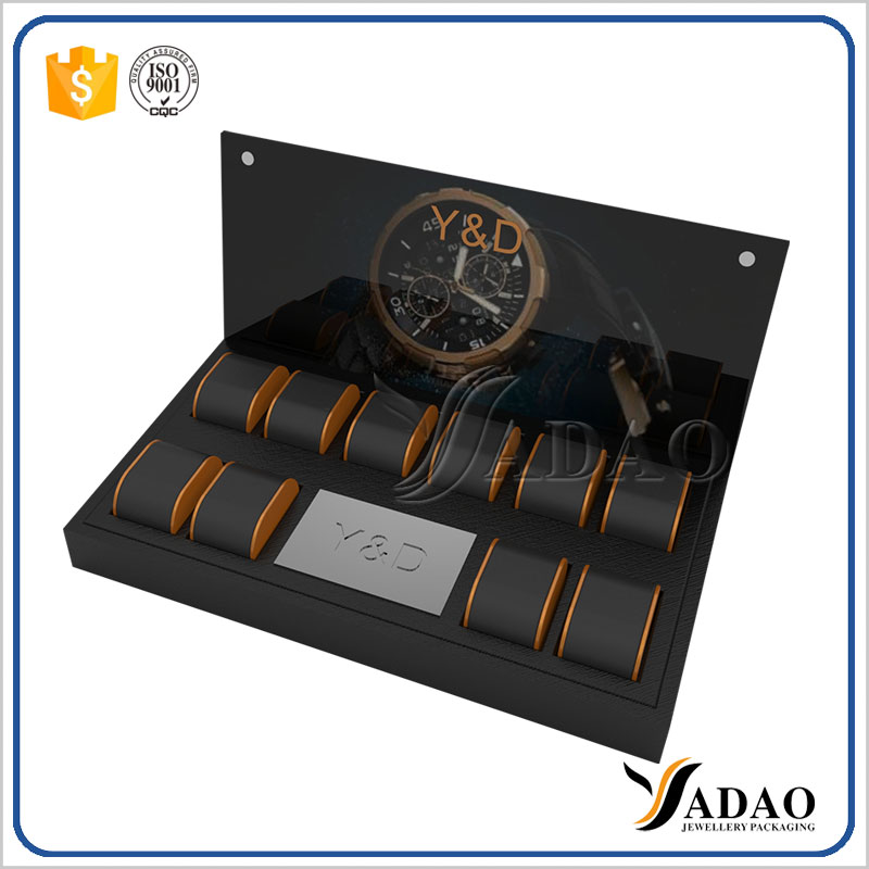 nouvelle invention en gros de luxe personnalisé merveilleux ensembles d'affichage de bijoux pour montre / bracelet / bracelet fabriqués par Yadao