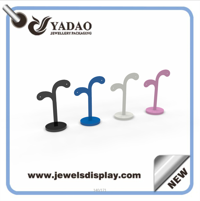 Acrylarbeitsplatte Mode Schmuck Ständer Acryl Ohrringhalter Metall Baumform Schmuckständer Lieferanten aus China
