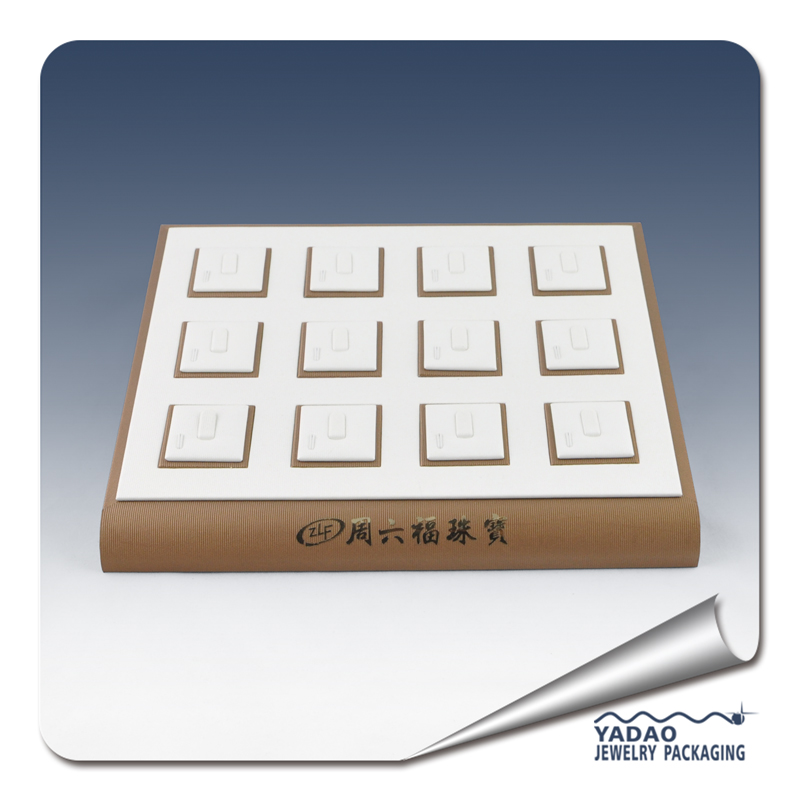 Chinesische Schmuck-Display-Hersteller von stapelbaren Wirtschafts Ring Display Tabletts für Schmuck präsentieren und Präsentation für Schmuck Shop oder Ausstellungen genutzt