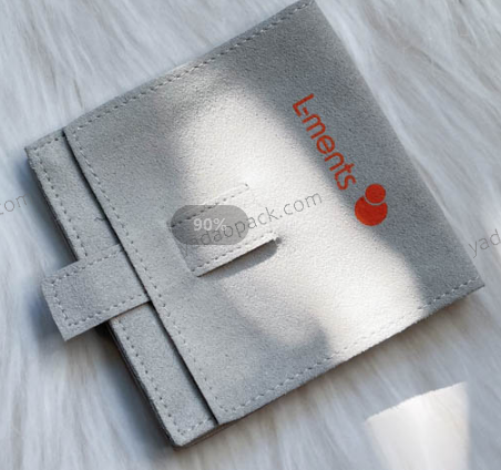 Benutzerdefinierte Logo gedruckt Luxus-Schmuck-Mikrofaser-Taschen-Papierverpackungs-Slide-Schublade Verpackungskastensatz