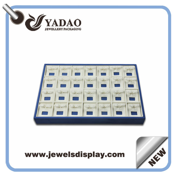 Logo personnalisé imprimé empilable plateau de présentation de bijoux pour vitrine