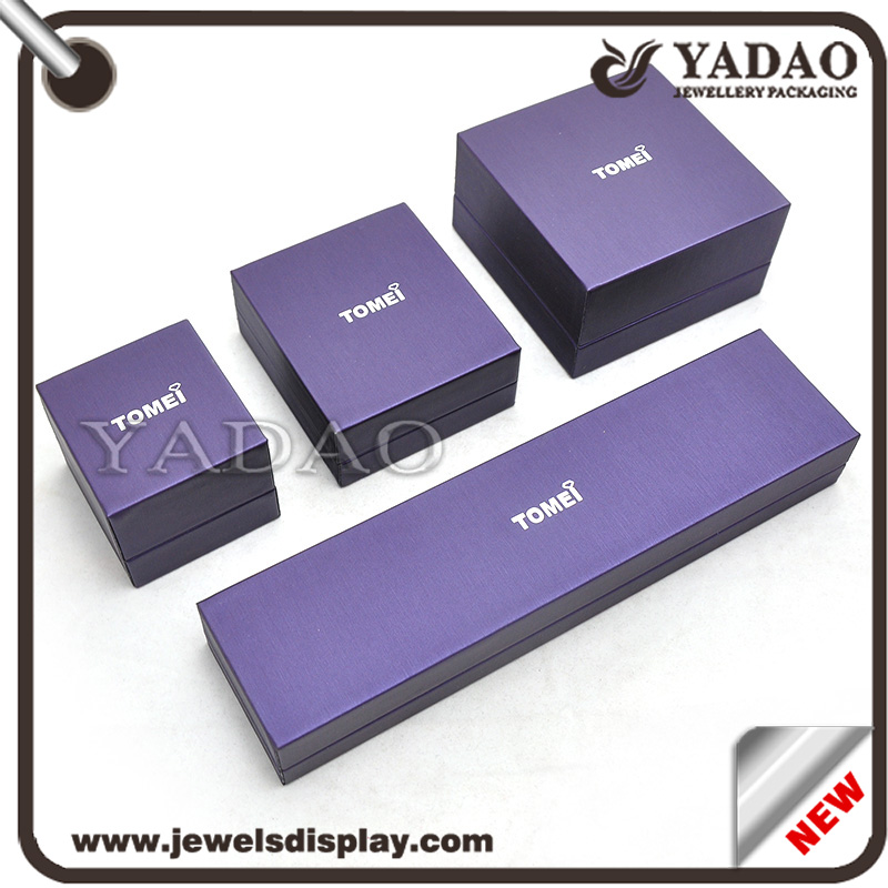 Caja Europea embalaje de diseño elegante para la joyería caja de regalo colecciones de alta gama Customd