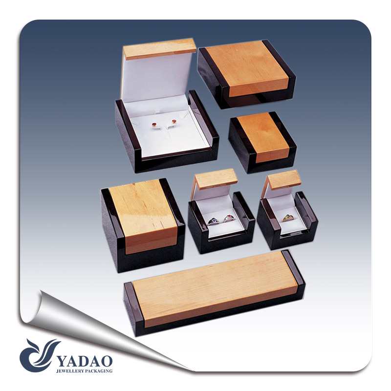 Μόδα και μοντέρνα φανταχτερό μοναδικό στυλ συσκευασίας από ξύλο κοσμήματα κουτί δώρου σε Shenzhen