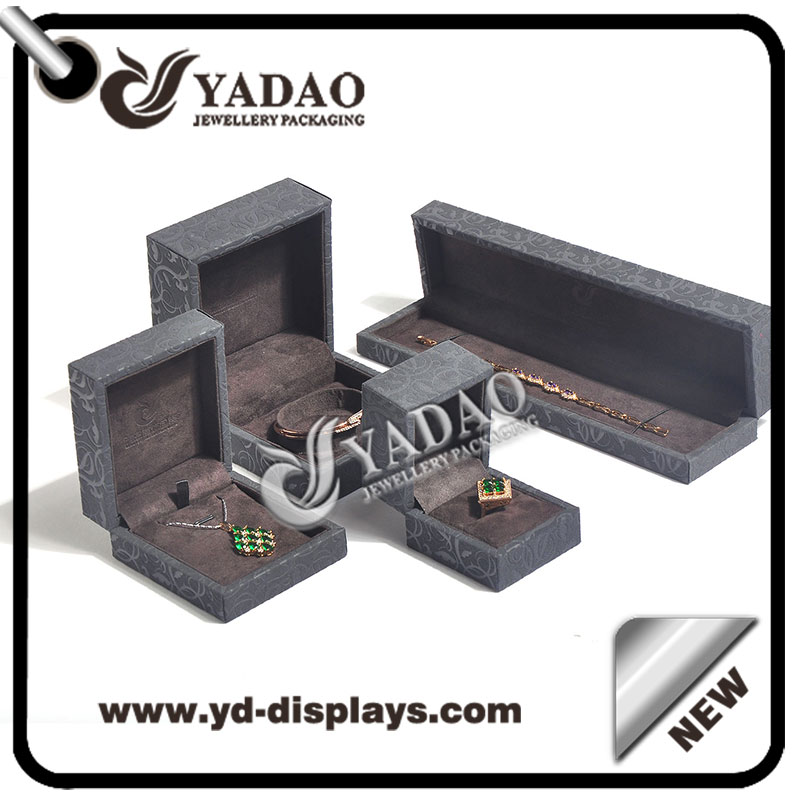 caixas de presente Moda artesanal personalizado design de jóias de plástico para embalagem de jóias por atacado do fornecedor