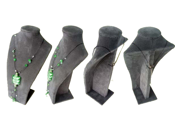 Busto collar display collar de la joyería de madera Forme a soporte del fabricante de China