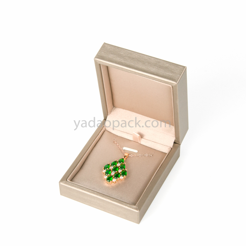 High end handmade designable jewelry box pendant box accept customization