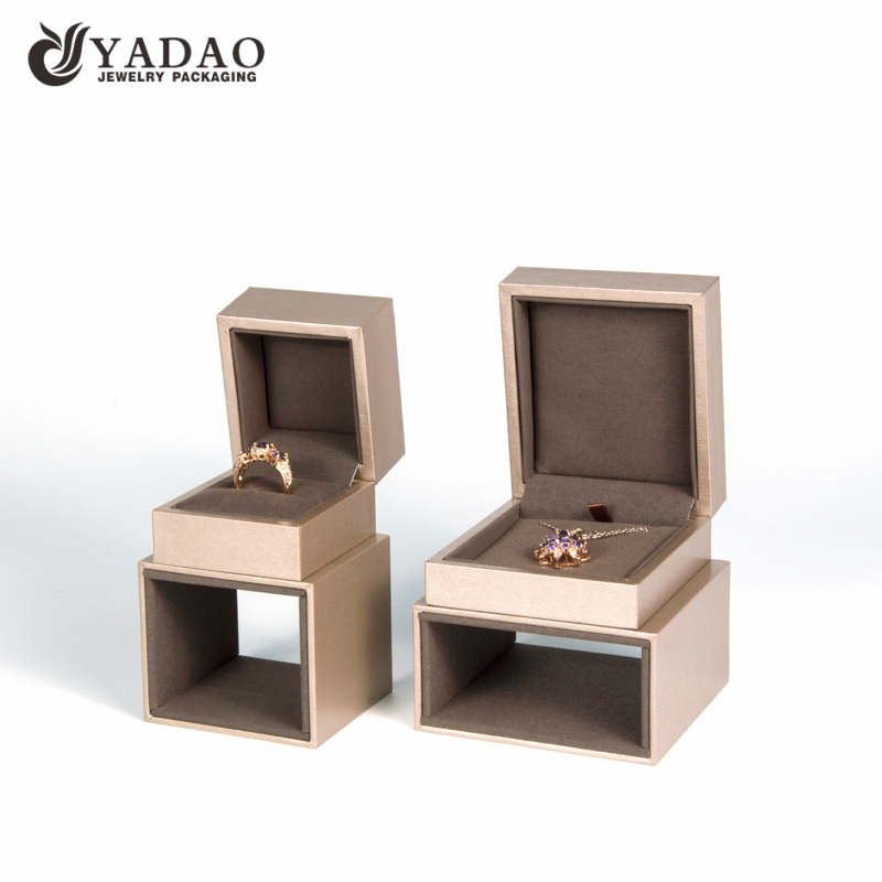 High end whole sale ring/necklace jewelry boxes for women