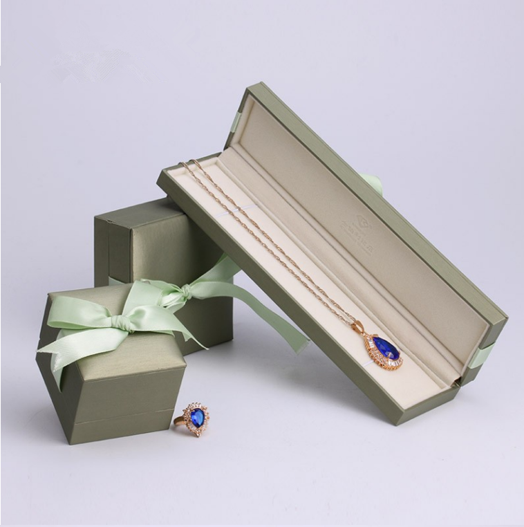 Alta moda papel de jóias caixas de embalagens de jóias caixas de presente por atacado