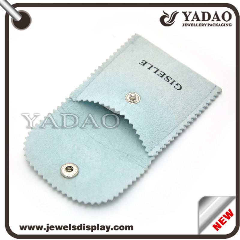 Alta qualidade saco de jóias de veludo bolsa com o logotipo fabricados na China