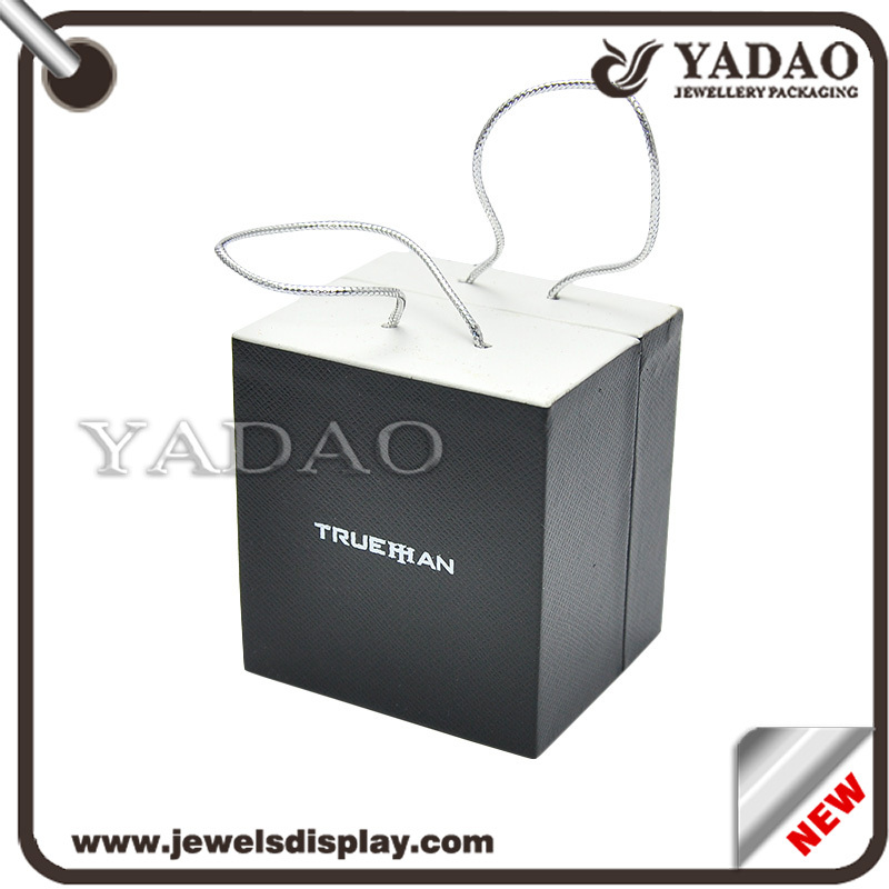 Ζεστό πώληση ειδικά σχεδιασμένο λογότυπο τυπωμένο προσαρμοσμένο μέγεθος διάφορα λειτουργικά κοσμήματα πλαστικό κουτί δώρου με λαβές χονδρικής