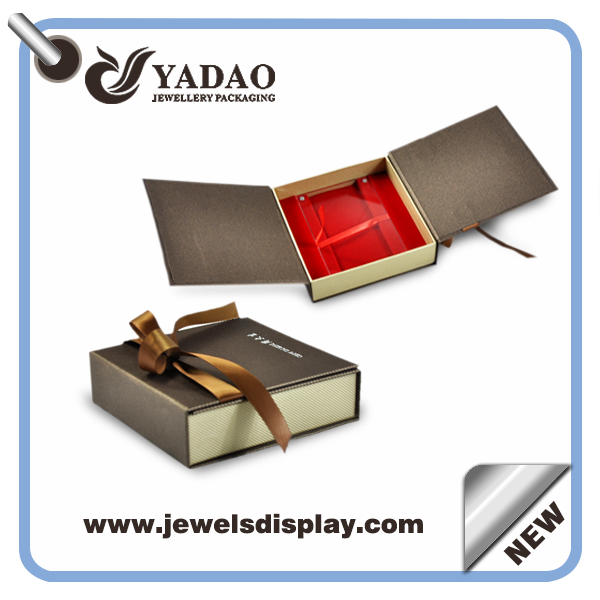 中国製の宝石店のための熱い販売の紙の宝石箱