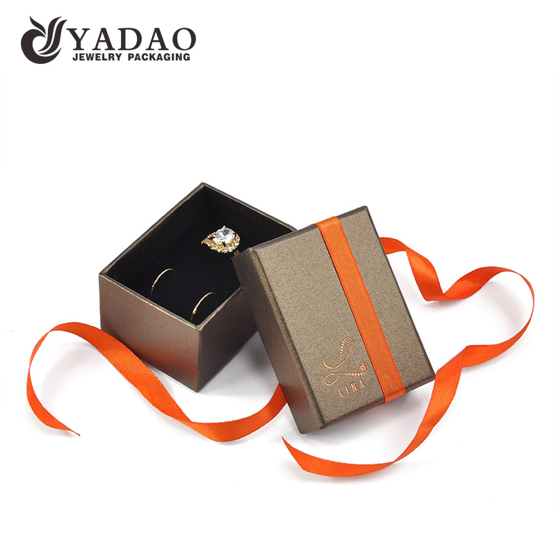 Embalagem de jóias caixa de anel caixa de jóias de luxo personalizar com logotipo