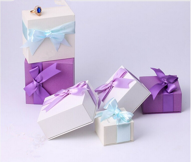 Πολυτελή Χειροποίητα Bespoke Κοσμήματα Κουτιά & Κολιέ Δαχτυλίδι βραχιόλι Box & Κοσμήματα Box αναδίπλωση χαρτί κουτί με κορδέλα