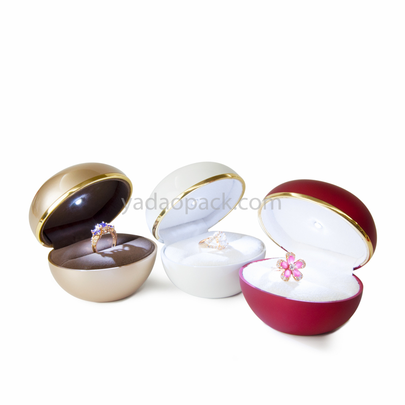 Luxury Special-designed Fancy Customized color/size/logo wholesale LED jewelry ring box