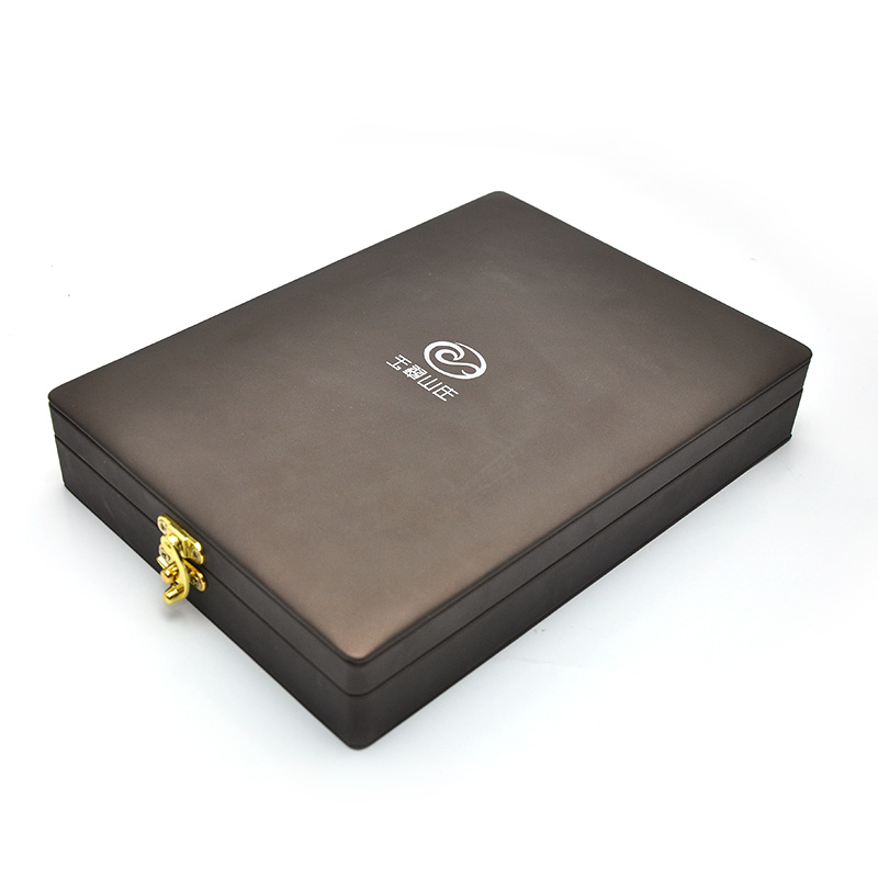 Luxury wooden box lock closure multi-function  jewelry packaging storage box