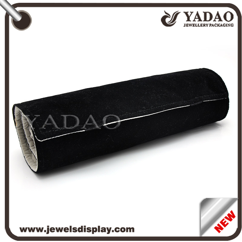 Most popular velvet jewelry roll for ring necklace bangle etc. made in China