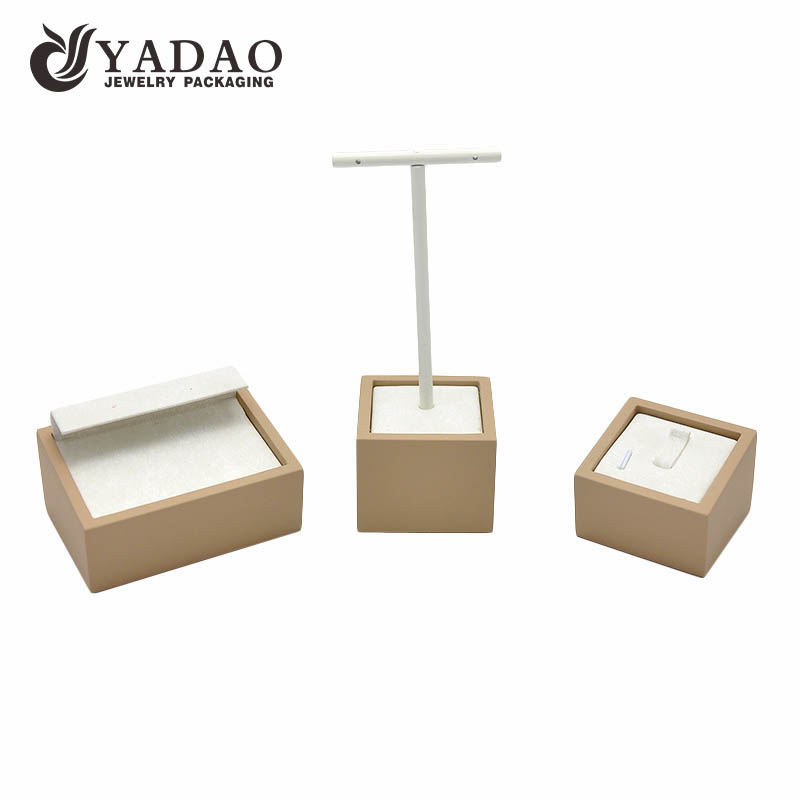 Nice durable luxury lovely designable  erogenous three-in0one customizable ring/earring display stands
