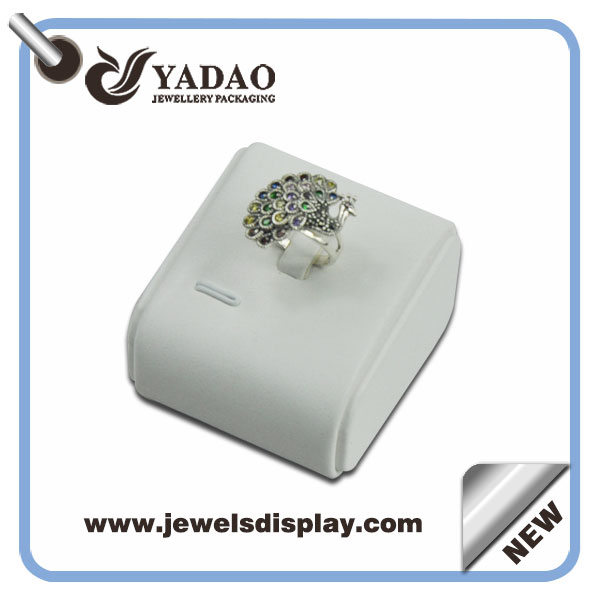 OEM ή ODM λευκό δέρμα κοσμήματα εκθετηρίων δαχτυλίδι