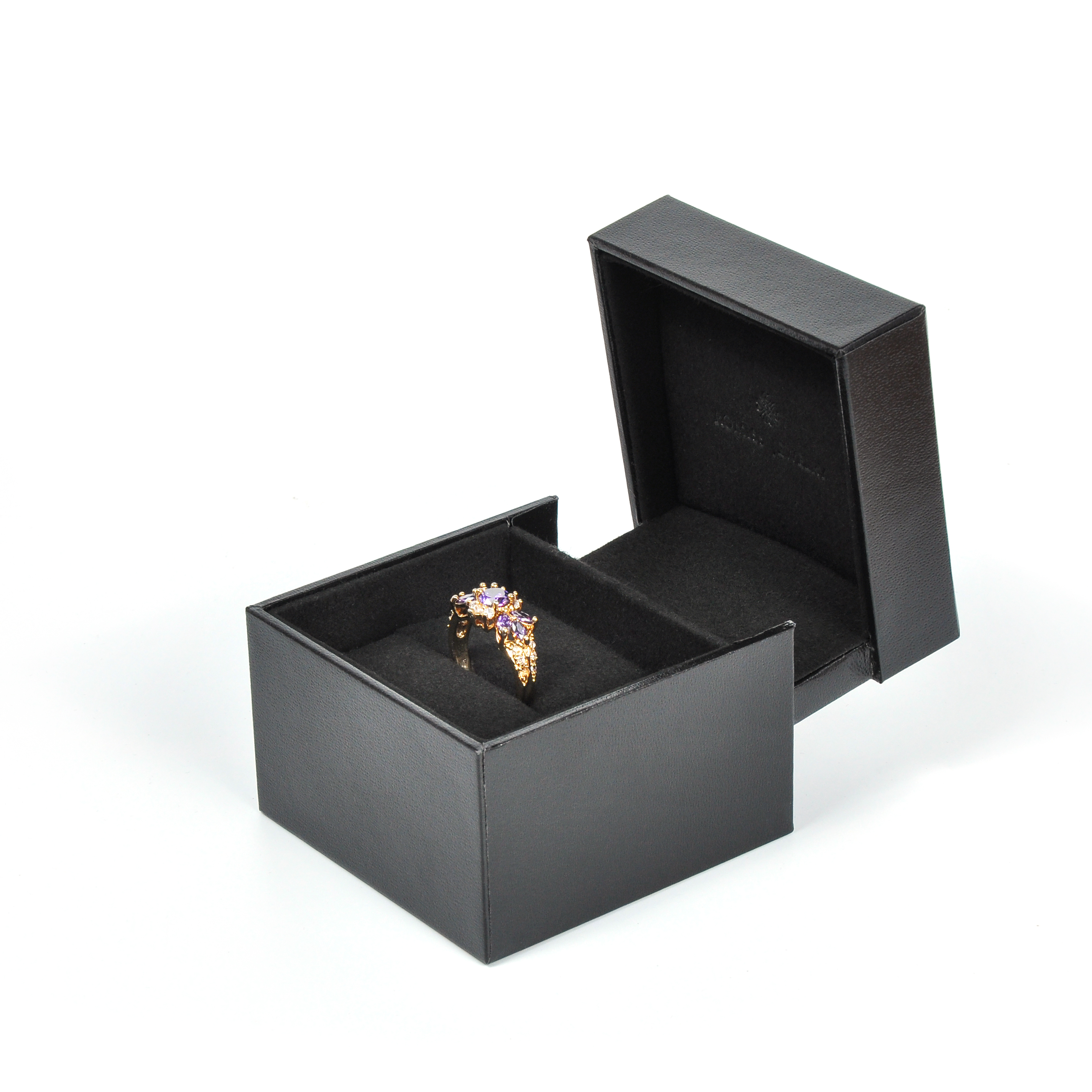 Popular Design sense wedding ring bespoke jewelry packaging propose box case caja