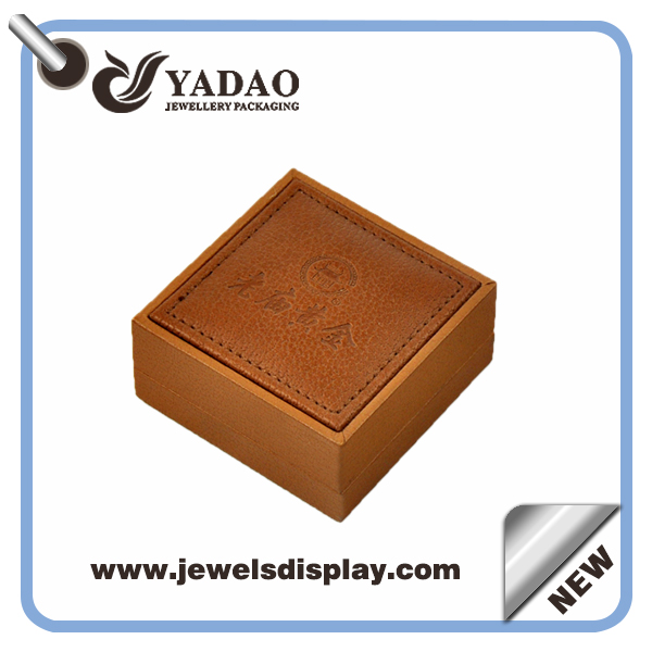 Boîtes cadeau promotionnel Pu Jewelry Box cuir Chine fabricant