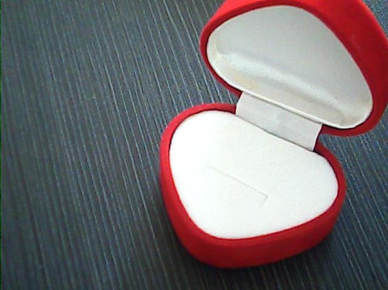 中国メーカーからの女性のジュエリーディスプレイ小道具用の赤いベルベットのジュエリーリングディスプレイボックス