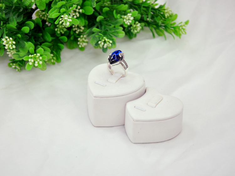 Titular do anel de casamento do suporte do suporte de couro do anel de casamento