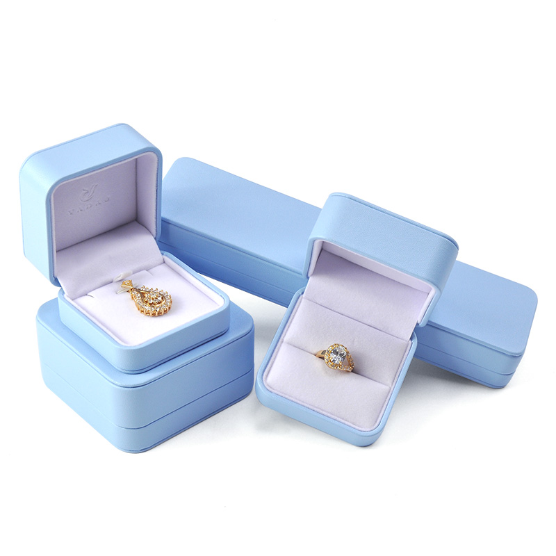 Wholesale China Manufacture Green Packaging Set Jewellery Pu Leather Jewelry Box