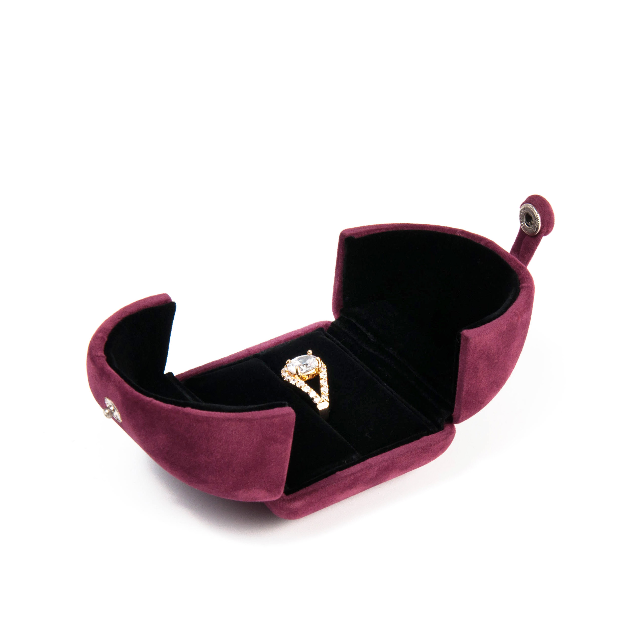 Wholesale Custom Logo Jewelry Box Luxury Earring Bracelet Necklace Ring Box Velvet Jewelry Box Packaging
